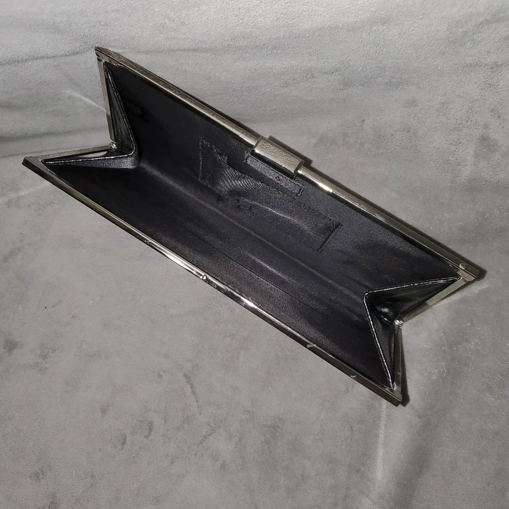 Style & Co Vegan Clutch Black - Picture 3 of 11